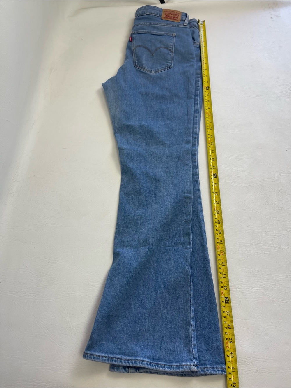 Levi’s 725 High Rise Bootcut Jeans Light Wash Stretch Women’s W32 L32 - Picture 5 of 14